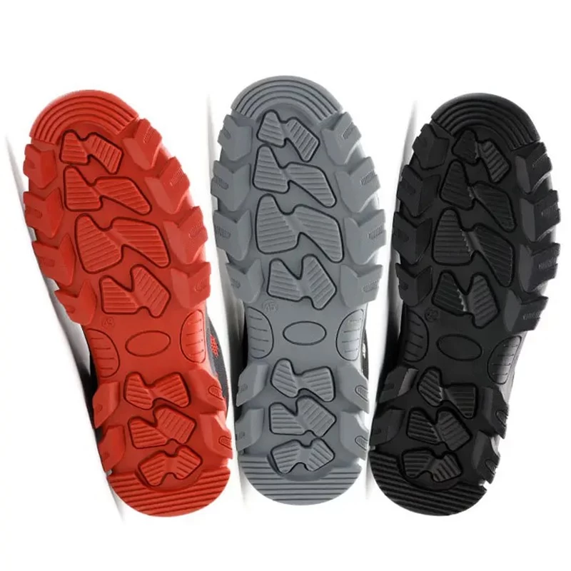 الصين TM3070 ارتداء أحذية السلامة أزياء رياضية مقاومة للانزلاق المطاط الوحيد الصلب اصبع القدم الصانع