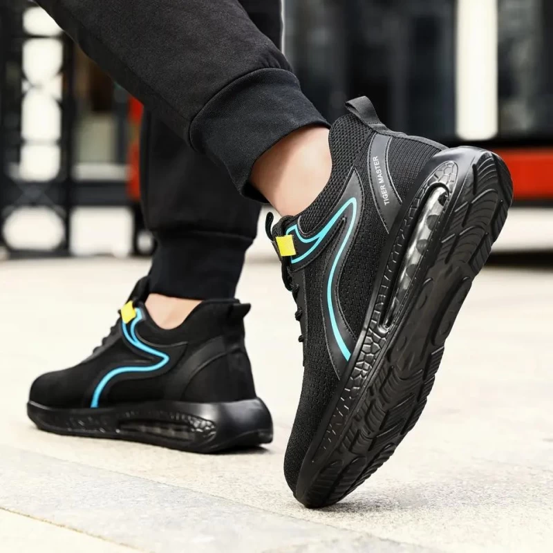 Chine TM3077 semelle en PU antidérapante chaussures de sécurité à la mode légères baskets pour hommes bout en acier fabricant