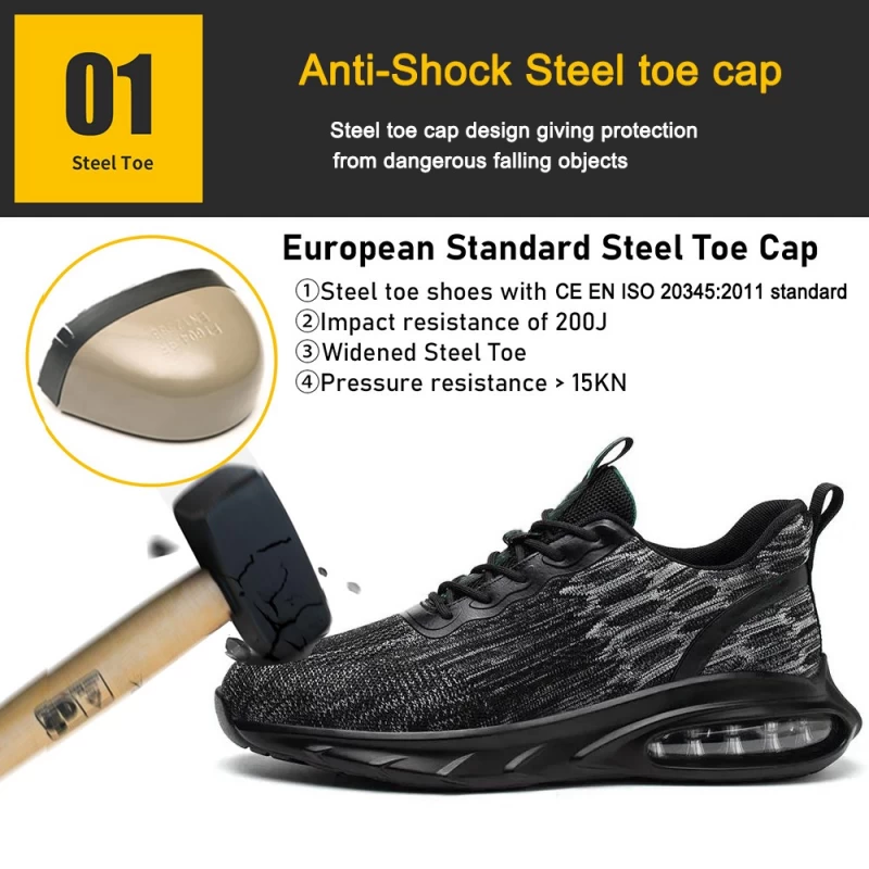 China TM3079 light weight steel toe safety sneaker for men work Indestructible manufacturer
