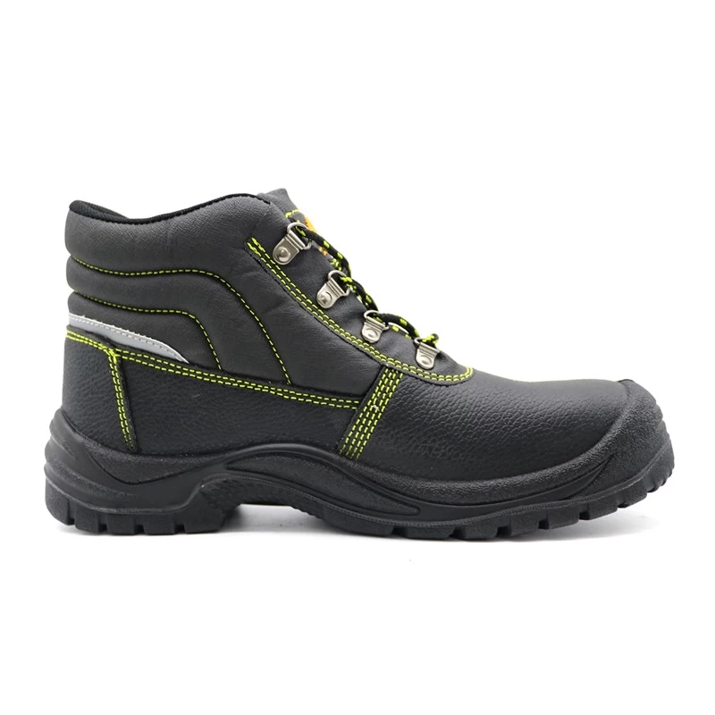 porcelana TM024 Zapatos de seguridad industrial antideslizantes con punta de acero a prueba de pinchazos para hombre, color negro fabricante