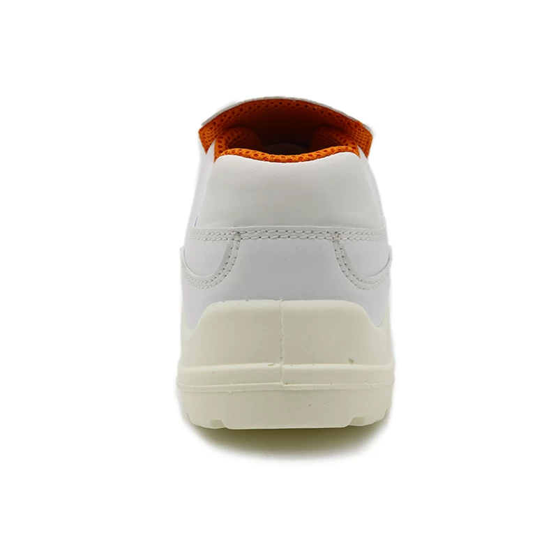 porcelana TM079 Zapatos de seguridad de chef con punta compuesta antideslizante de cuero de microfibra blanco para cocina fabricante