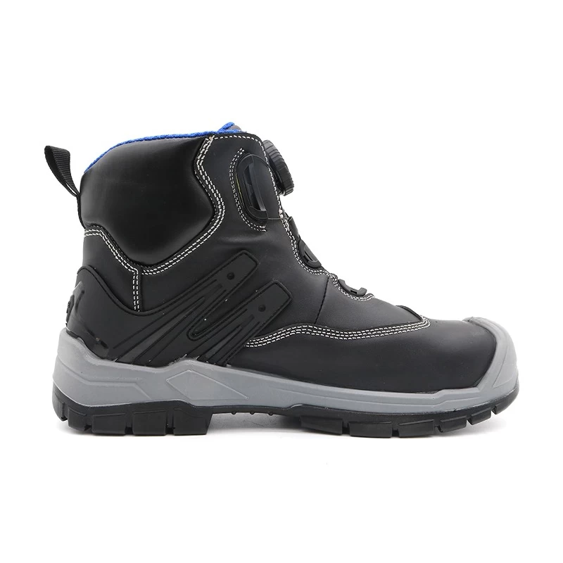 中国 TM174 New anti-slip PU sole nubuck leather puncture proof steel toe safety boots shoes for men - COPY - arei99 制造商