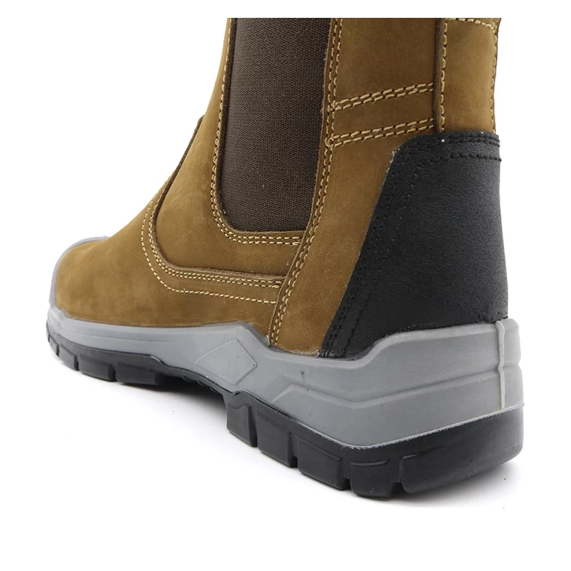 China TM176 Novos sapatos de segurança antiderrapantes com sola de PU e biqueira de aço para homens sem renda fabricante
