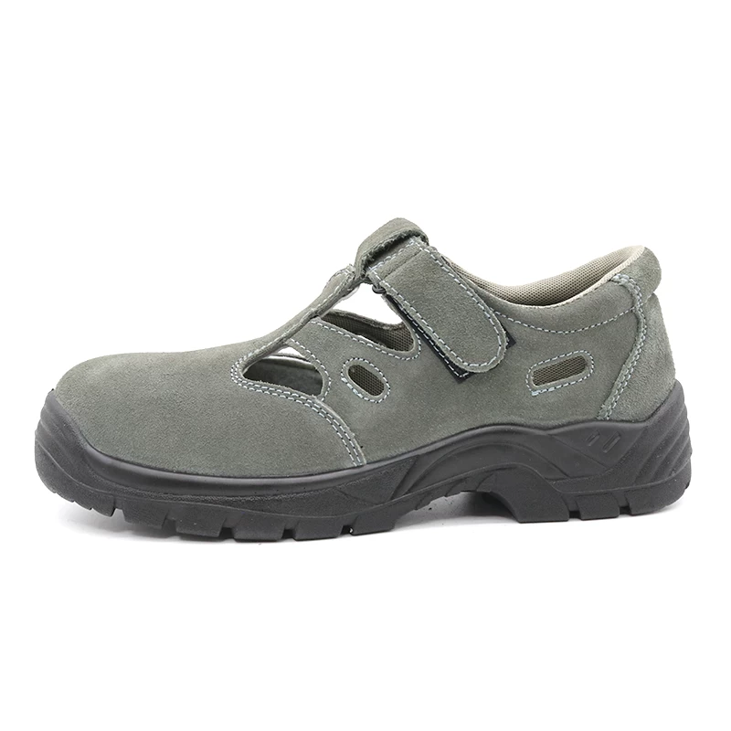 China TM265 Anti-slip puncture-proof steel toe summer breathable safety shoes manufacturer