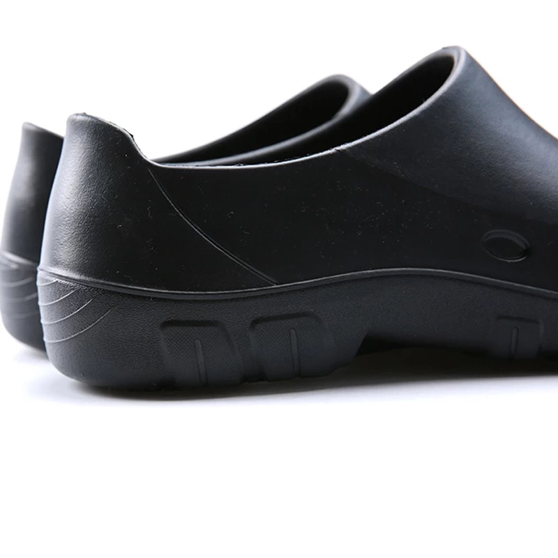China TM3114 Black anti-skid waterproof steel toe EVA kitchen chef shoes safety manufacturer