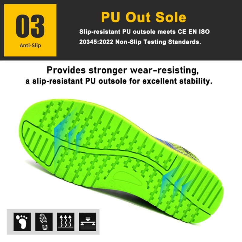 porcelana Zapatos de seguridad elegantes con punta compuesta antideslizantes a prueba de pinchazos TM286 CE para hombres de peso ligero fabricante