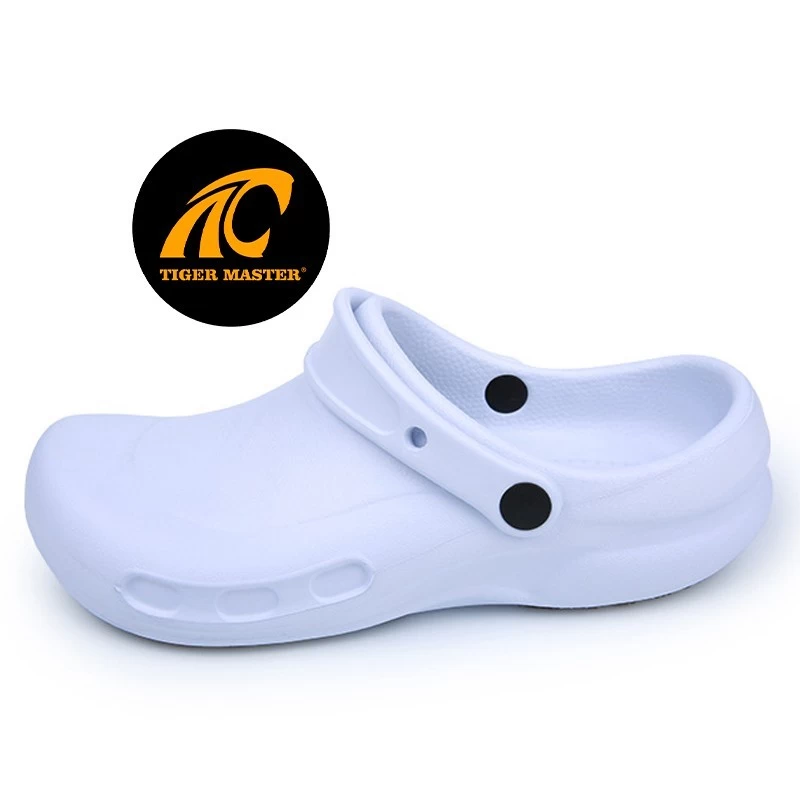 China TM3128 Anti-skid oil-proof blue EVA sandal kitchen chef shoes for men manufacturer