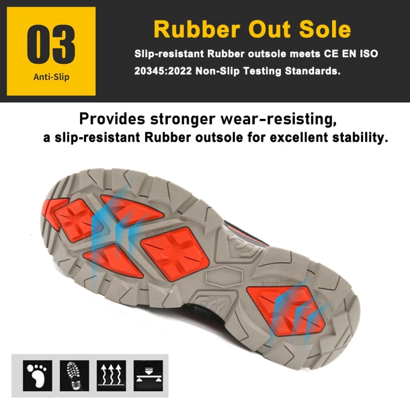 Китай TM285H Модные защитные кроссовки с системой быстрой блокировки и композитным носком производителя
