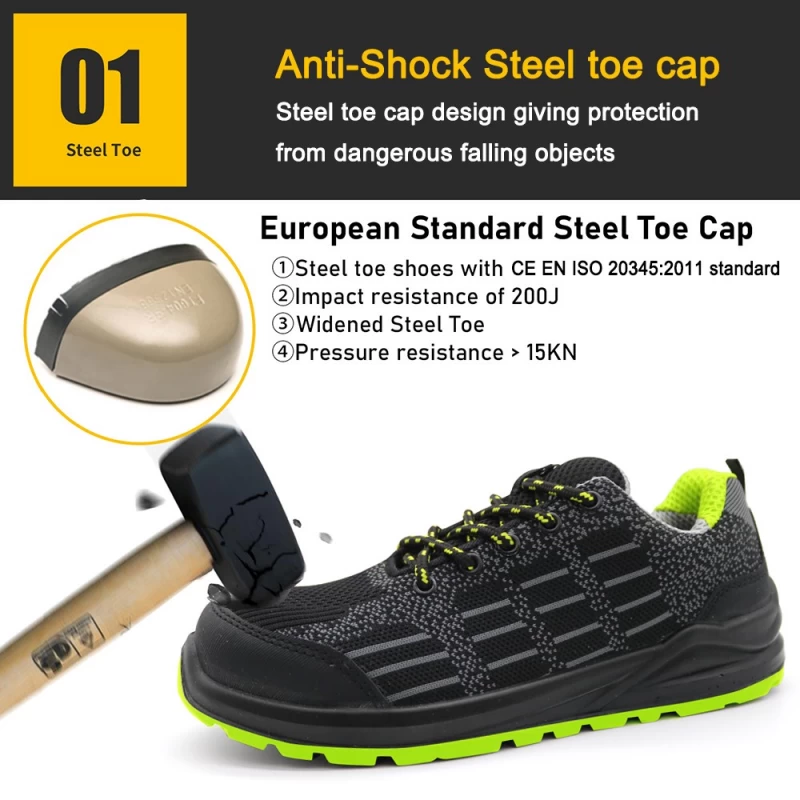 China TM274 Anti-slip oil resistant cheap sport safety shoes with steel toe manufacturer