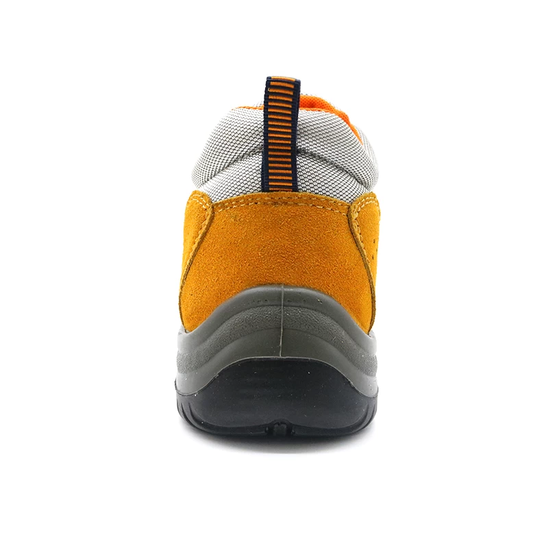 China TM237 Sapatos de segurança esportivos masculinos de couro camurça barato com biqueira de aço fabricante