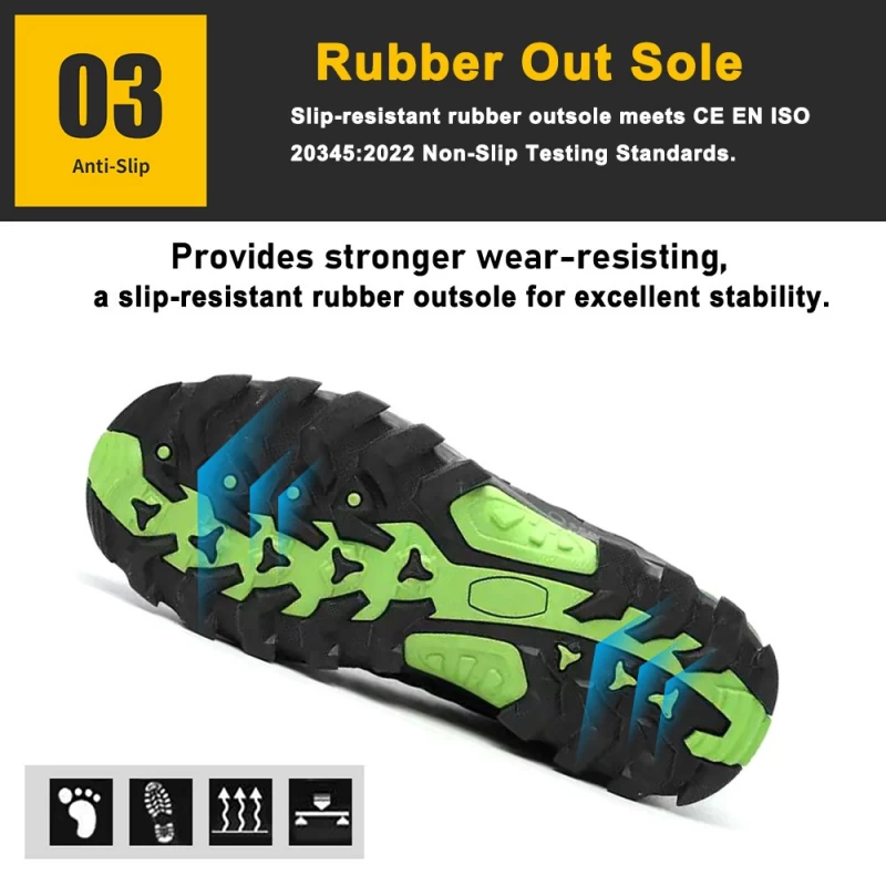 porcelana TM3135 KPU zapatos de seguridad deportivos de senderismo con punta compuesta superior para hombres fabricante
