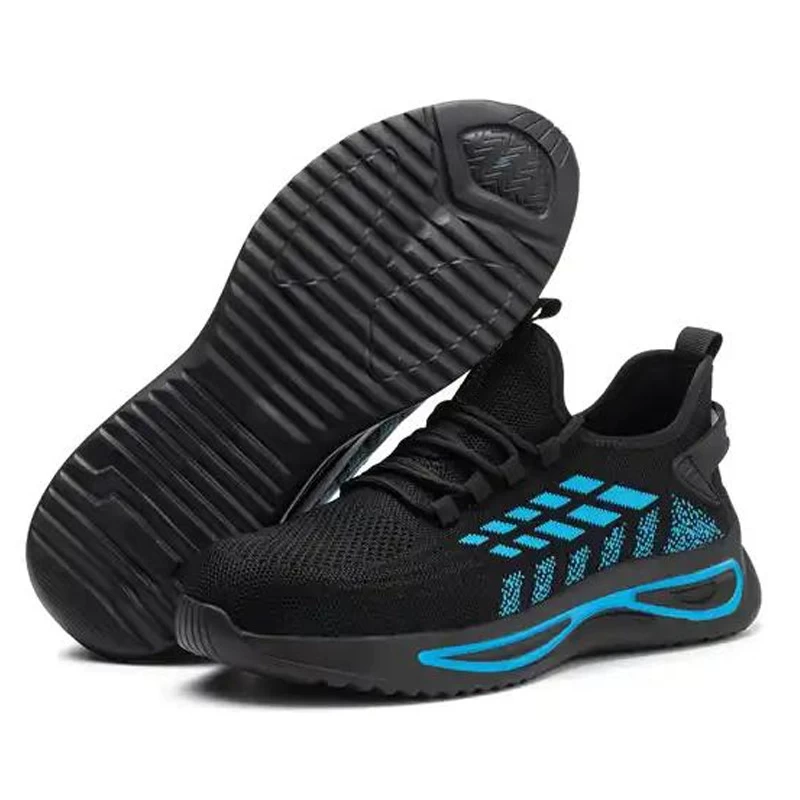 porcelana TM3139 Zapatos de seguridad antideslizantes resistentes al aceite y a prueba de pinchazos con punta de acero para hombre, calzado deportivo fabricante