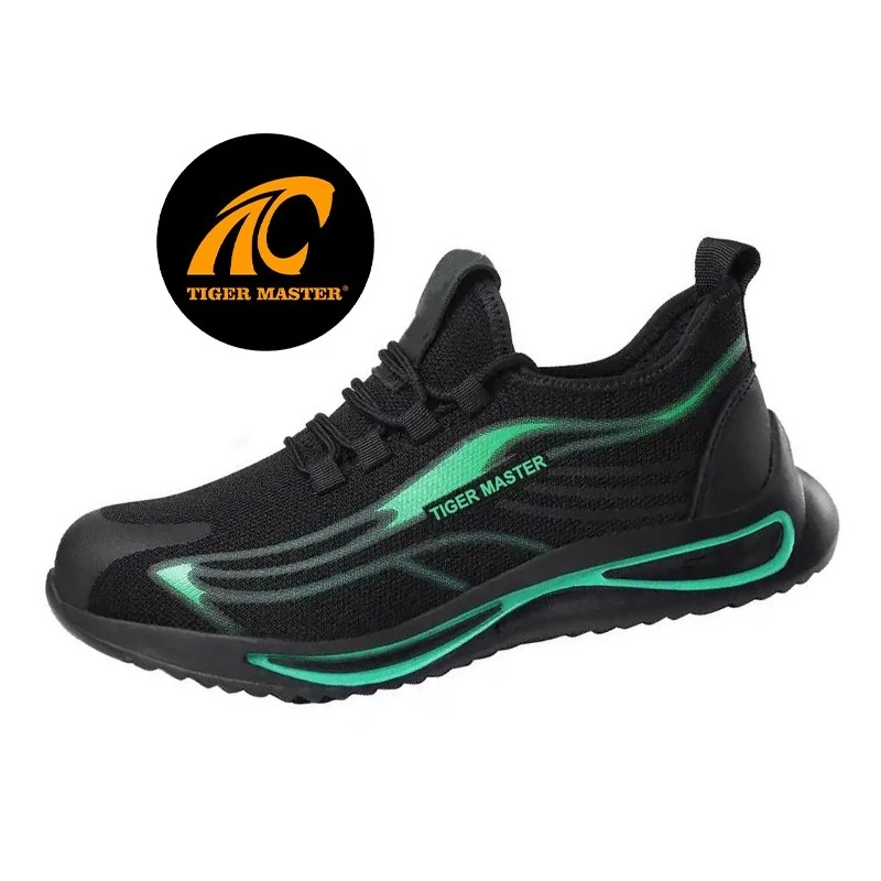 porcelana TM3152 Zapatos de seguridad deportivos antideslizantes con punta de acero y resistencia al aceite para hombre fabricante