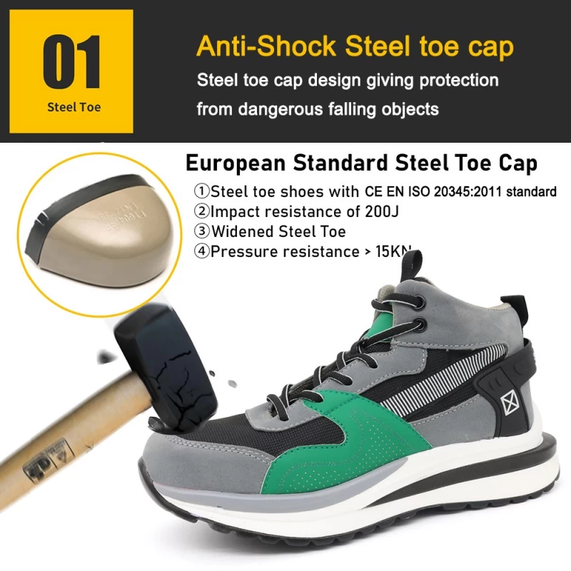 Cina TM267G Il peso leggero previene la foratura delle scarpe antinfortunistiche sportive con punta in acciaio da uomo produttore
