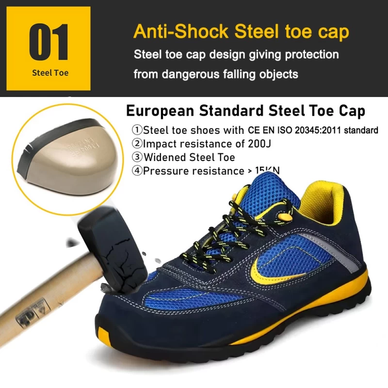 porcelana TM3167 Zapatos de seguridad deportivos con punta de acero y suela de goma antideslizante para mujer fabricante