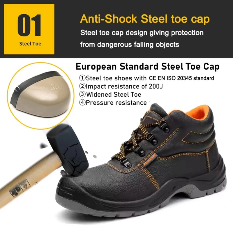 China HS1030 oil slip resistant steel toe cheap price men safety shoes for industrial manufacturer
