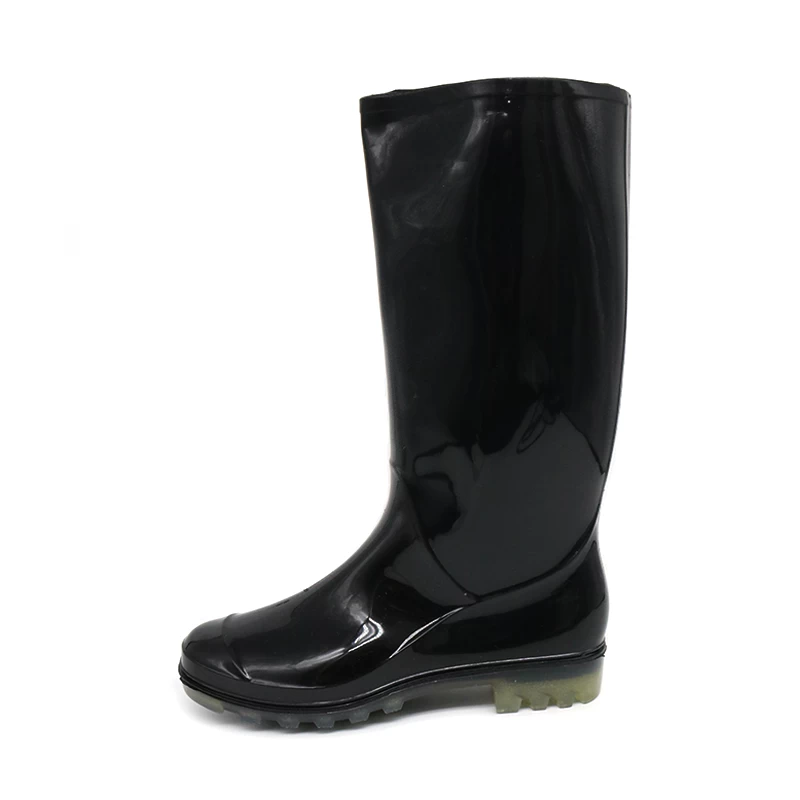 Cina GB04 Stivali da pioggia alti fino al ginocchio in PVC ecologico impermeabile per donna produttore