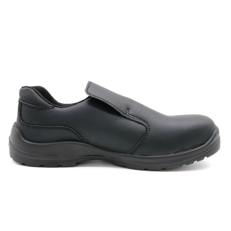 الصين TM079 New anti-skid fiberglass toe puncture proof white kitchen safety shoes without lace - COPY - ngjdj0 الصانع