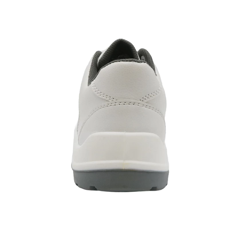 China TM084 Super anti-slip fiberglass toe anti puncture white chef safety shoes for kitchen manufacturer