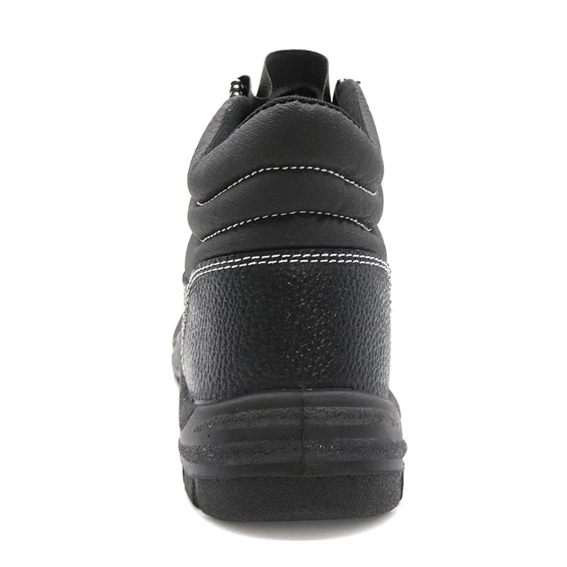 China TM3213 Steel toe steel mid plate cheap price leather safety shoes for men manufacturer