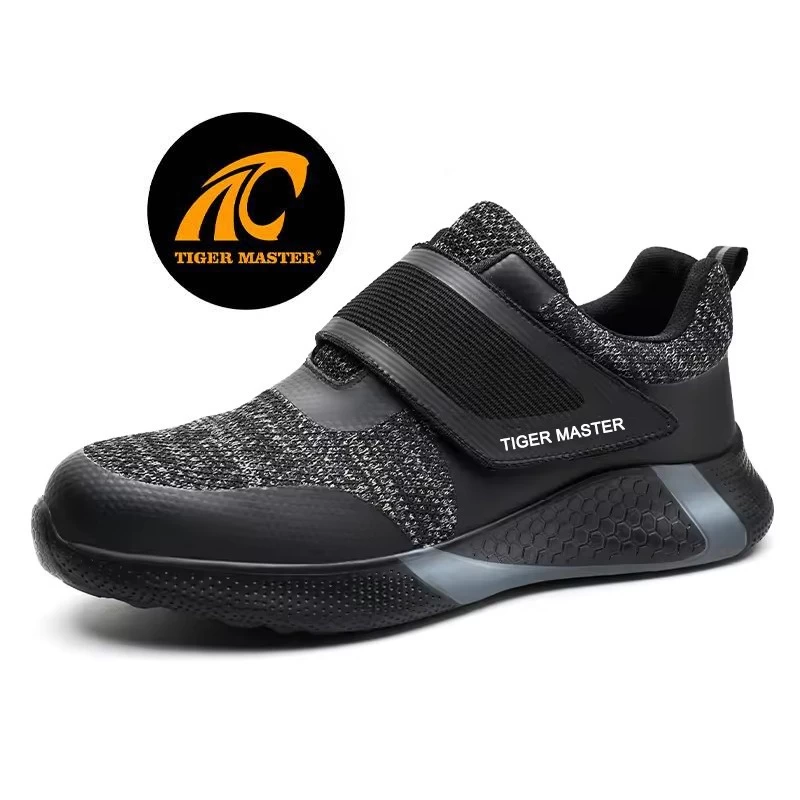China TM3228 steel toe puncture proof comfort fashionable safety shoes without lace manufacturer