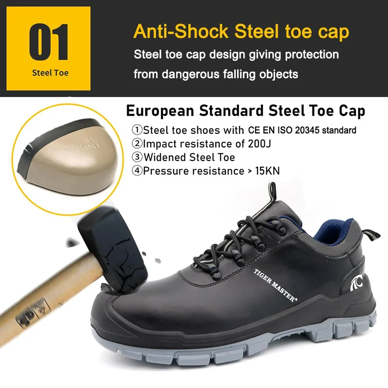 China TM180 Antistatische Sicherheitsschuhe mit Stahlkappe und Stahlzwischensohle für Herren Hersteller