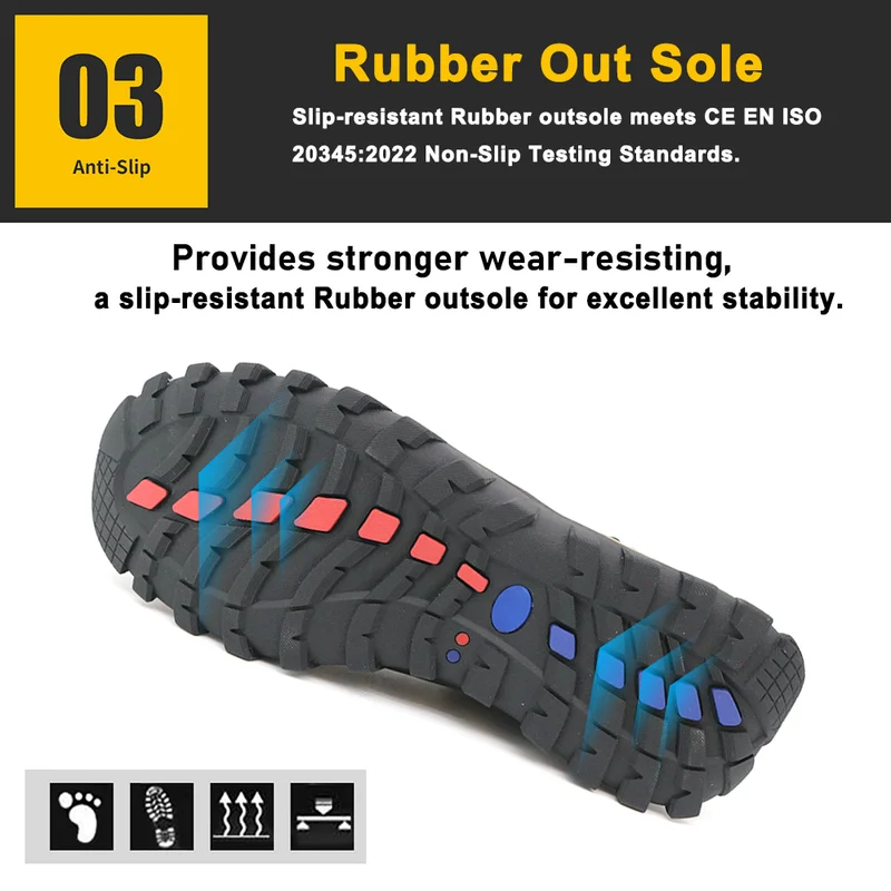 中国 TM3280 チリスエードレザー裏地グラスファイバーつま先耐パンク安全靴 メーカー