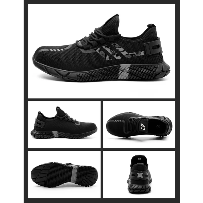 China TM2012 steel toe anti puncture stylish safety shoes sport manufacturer