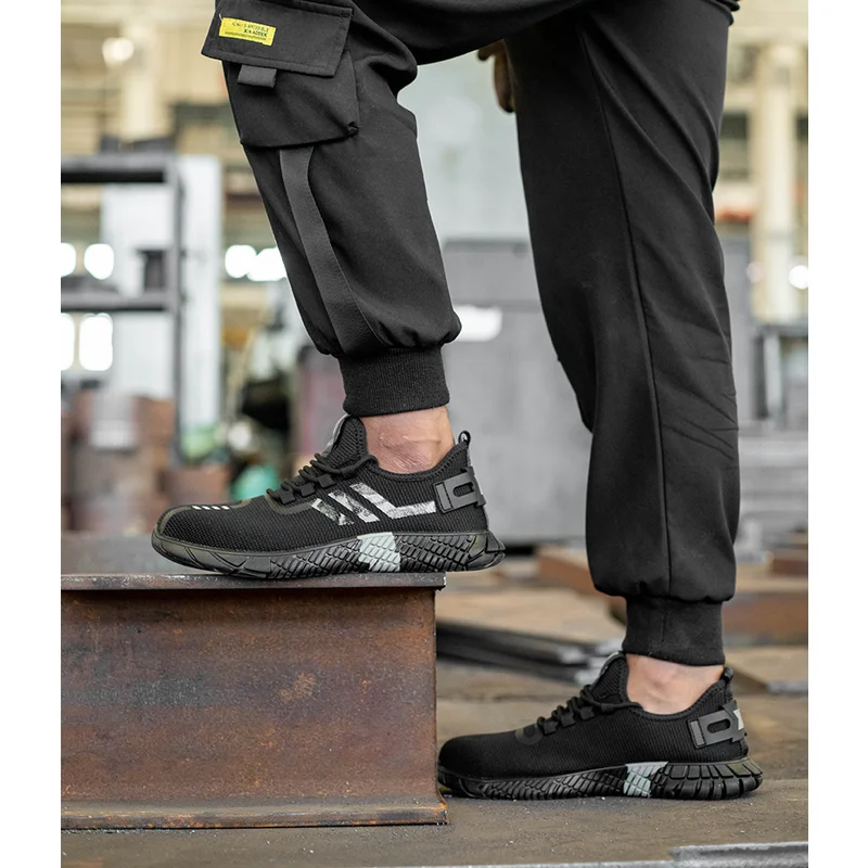 China TM2012 steel toe anti puncture stylish safety shoes sport manufacturer