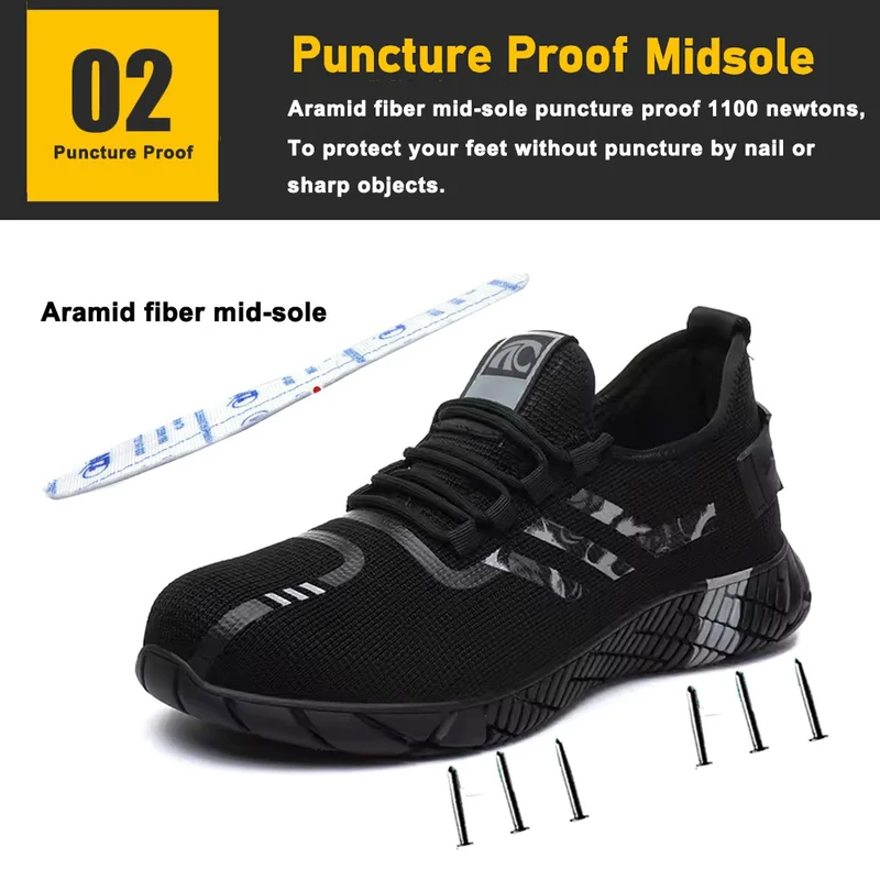 China TM2012 steel toe anti puncture stylish safety shoes sport manufacturer