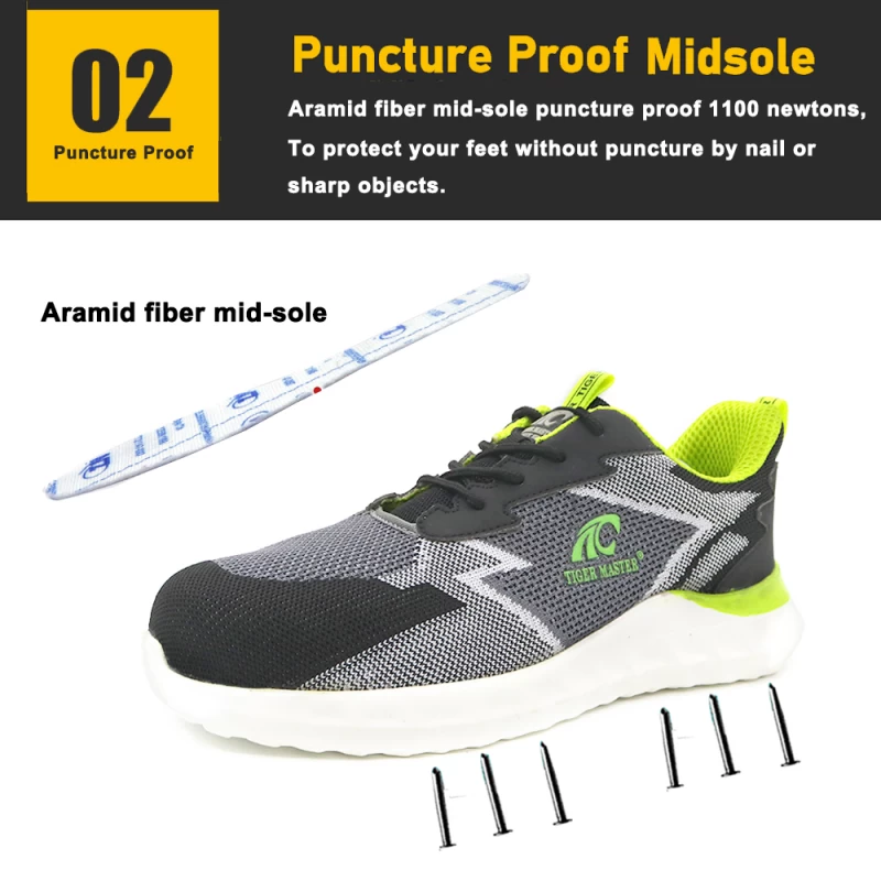 Cina TM2014 Nuove scarpe antinfortunistiche da lavoro sportive con punta in acciaio produttore