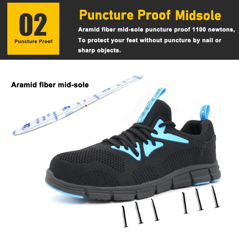 中国 TM2017防滑钢头仓安全鞋运动 制造商