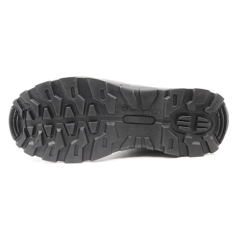 China TM266 Anti slip stalen teen punctie proof blauwe suède veiligheidsschoenen fabrikant