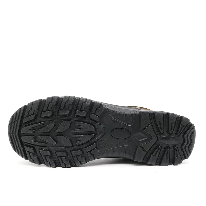 Chine TM3325 Le cuir marron empêcher la perforation des orteils en acier sans lacets Bottes de sécurité fabricant