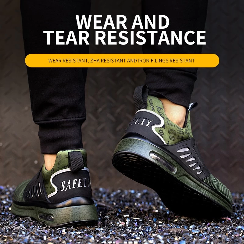 China TM3276 steel toe anti puncture comfortable sport safety shoes men manufacturer
