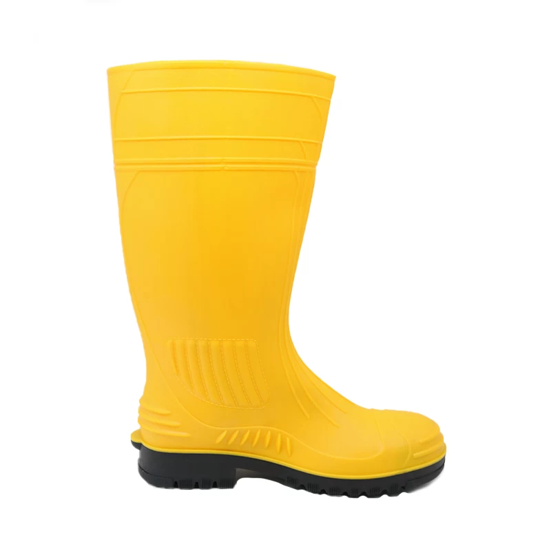 China GB38 Green Steel Toe Anti Puncture Pvc Safety Rain Boots Waterproof - COPY - 7wr0ge fabricante
