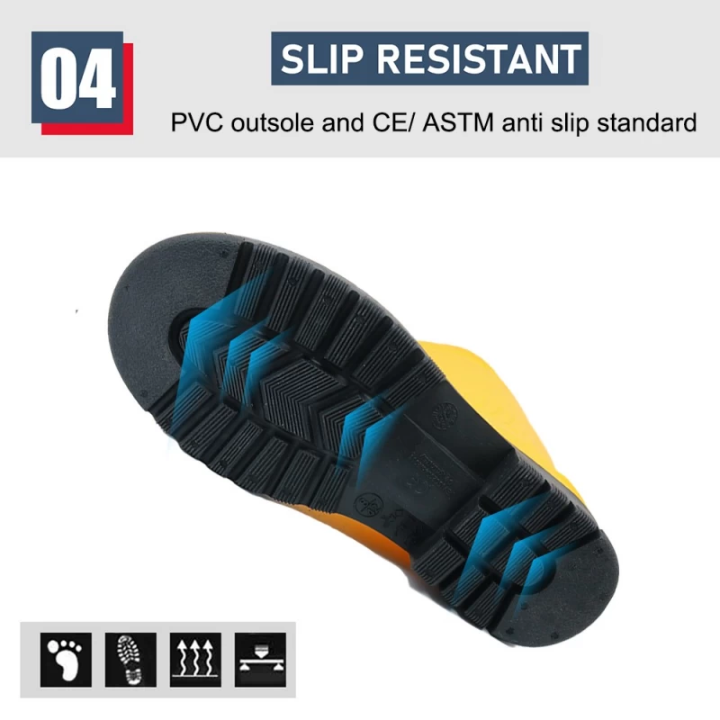 China GB38 Green Steel Toe Anti Puncture Pvc Safety Rain Boots Waterproof - COPY - 7wr0ge fabricante