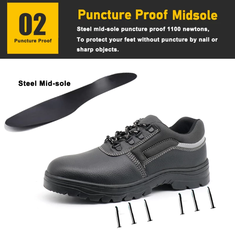 Cina TM3341 CE Acciaio in acciaio Anti Punture Industrial Safety Sole in gomma produttore