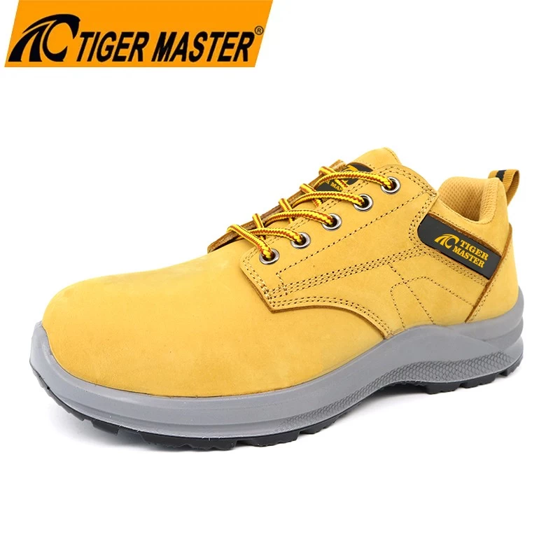 Китай TM3340 Nubuck Кожаный стальной стальной носок в стиле кота. производителя