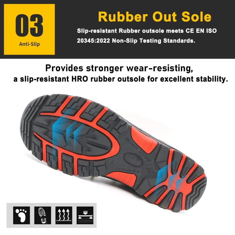 China TM106 PU Rubber Sole Fiberglass Toe Safety Boots with Zippers manufacturer