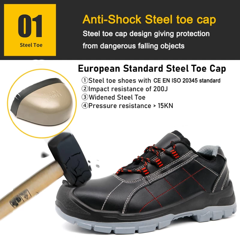 China TM188L Anti Slip Steel Toe Punctule Proof Work Safety Shoes fabrikant