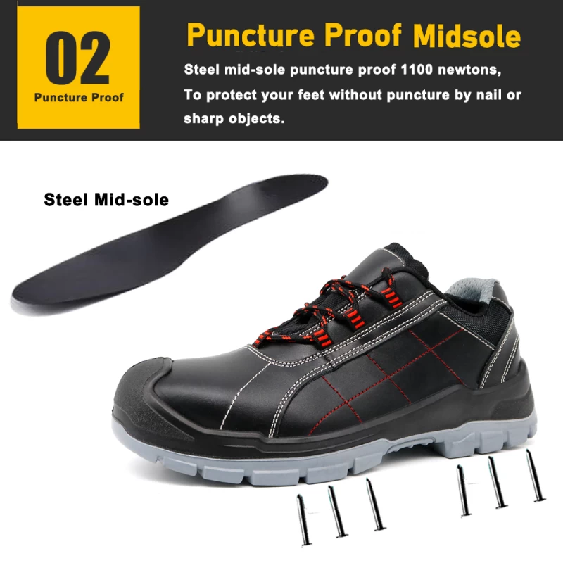 China TM188L Anti Slip Steel Toe Punctule Proof Work Safety Shoes fabrikant