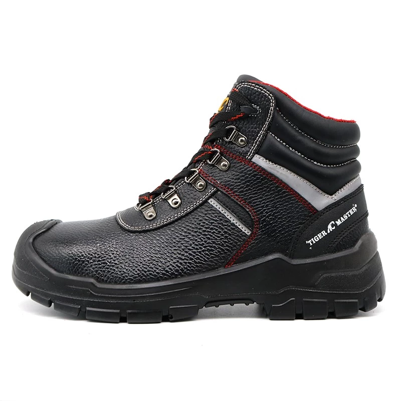 China TM092 Steel Toe Steel Mid-sole Leather Mining Safety Shoes for Workers manufacturer