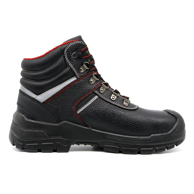 China TM092 Steel Toe Steel Mid-sole Leather Mining Safety Shoes for Workers manufacturer