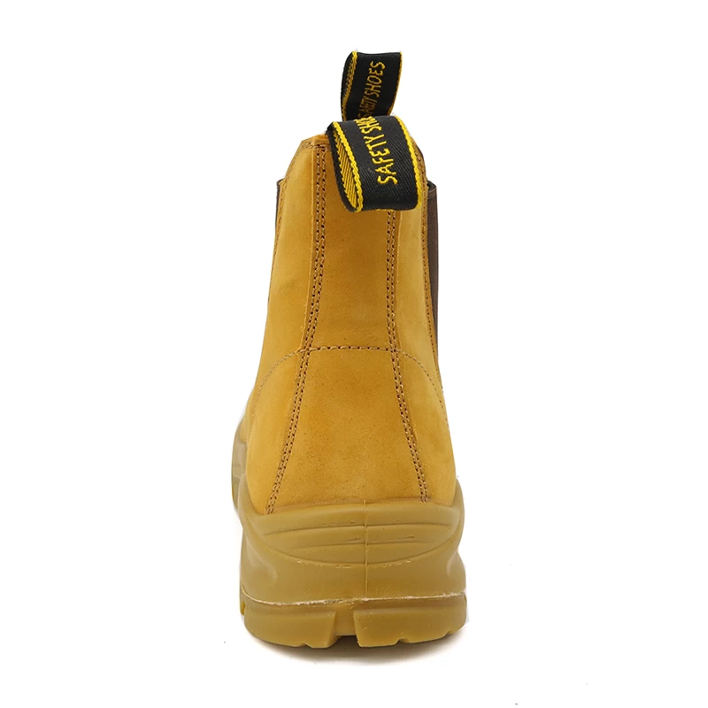 China TM189 Nubuck Leather Anti-Smashing No Laces Safety Boots Fiber Teen fabrikant