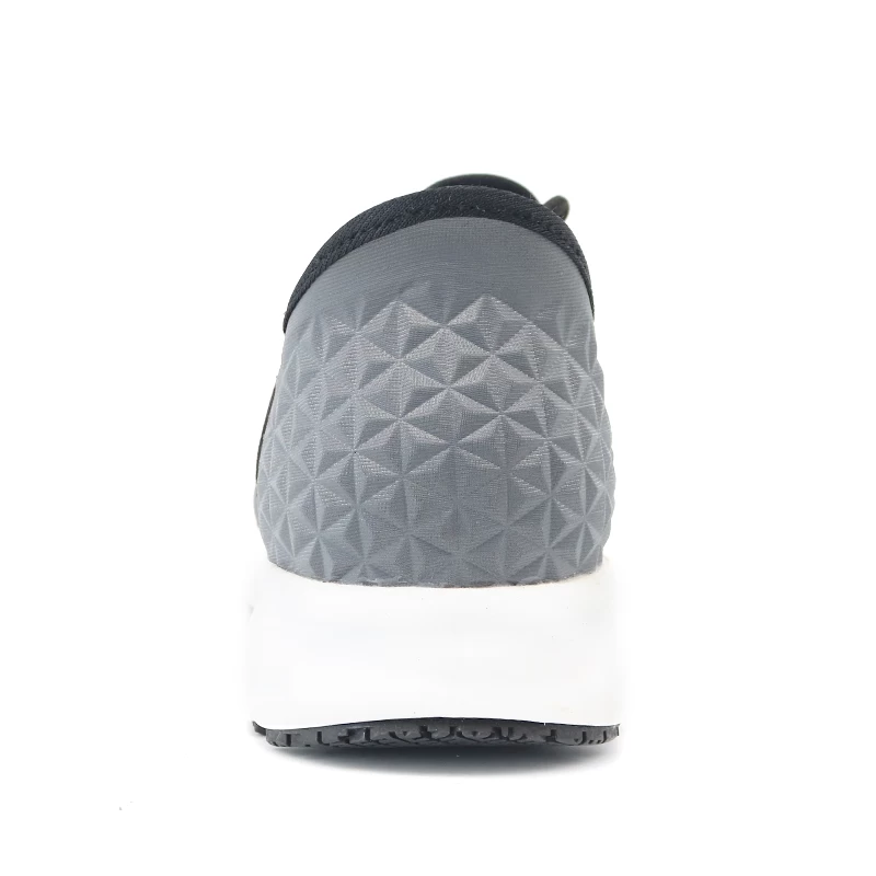 China TM2023 Slip-ins Fiberglass Toe Puncture Proof Anti-static Sport Safety Shoes Grey manufacturer