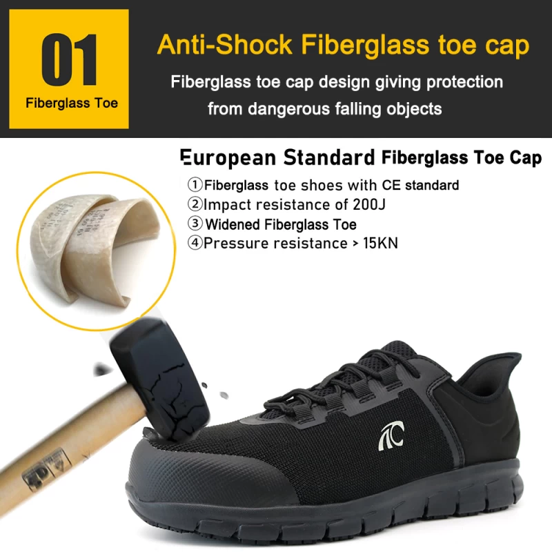 Cina TM2024 Slip-in Insumo con punta in fibra di vetro Puntura Sport Sport Spect Shoite Nuovi produttore
