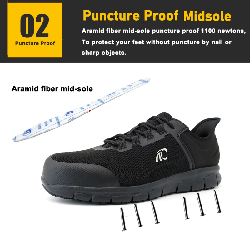 Cina TM2024 Slip-in Insumo con punta in fibra di vetro Puntura Sport Sport Spect Shoite Nuovi produttore