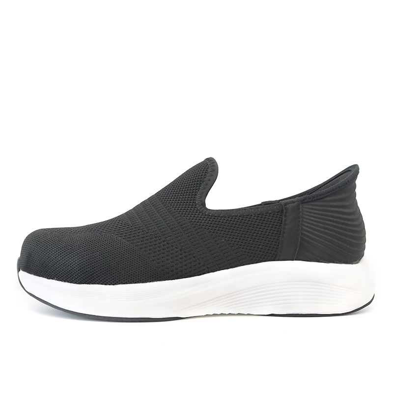 China TM2025 Slip-ins Hand Free Fiberglass Toe Anti Puncture No laces Safety Shoes for Men manufacturer