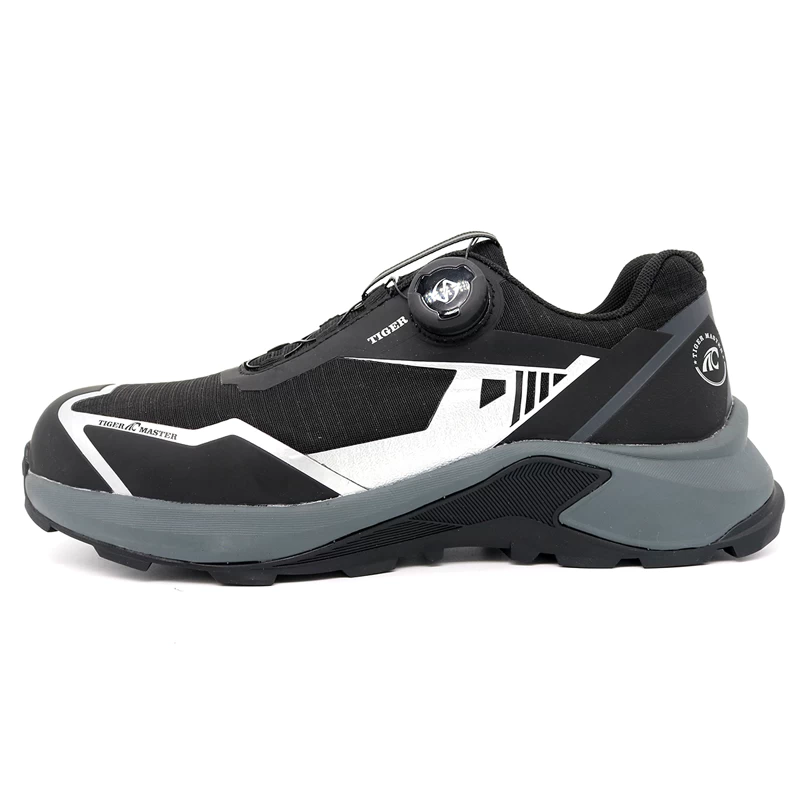 China TM2028 Twist Lock Anti-skid Fiberglass toe Stylish Sport Safety Shoes manufacturer